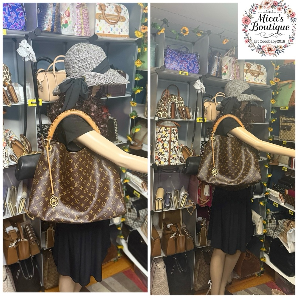 🔥SOLD🌸LOUIS VUITTON🌸 w/COA Artsy MM Monogram Tote Bag 🔥Authentic - Picture 5 of 17